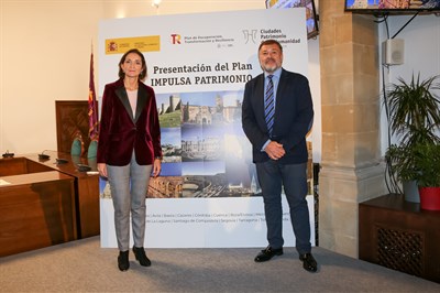 Reyes Maroto anuncia una inversión de 45 millones de euros en las Ciudades Patrimonio que Cuenca invertirá en la restauración y puesta en valor de la Muralla