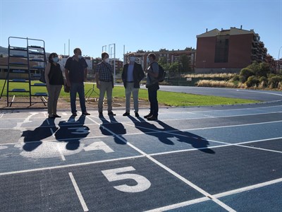 El Ayuntamiento de Cuenca recepciona las obras de la pista de atletismo Luis Ocaña