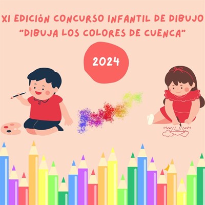 Ya está abierto el plazo para participar en el XI Concurso Infantil ‘Dibuja los colores de Cuenca’, que se extiende hasta el viernes 16 de febrero