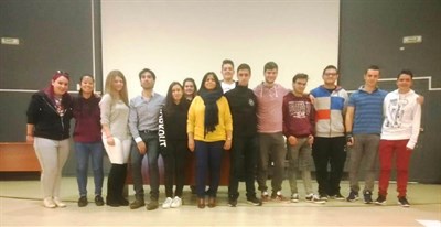 Esther Martínez recibe a los alumnos del programa Cuenca Plus IV y V que realizan prácticas en países europeos