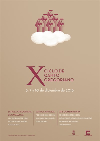 El canto gregoriano llega a su décima edición con tres conciertos los días 6, 7 y 10 de diciembre