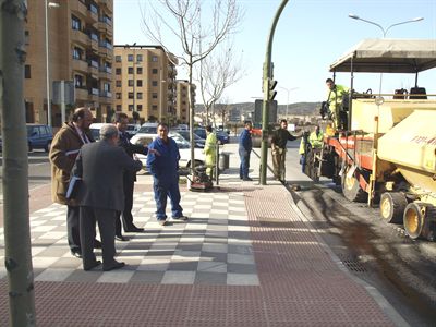 El Ayuntamiento de Cuenca habilita nuevos pasos de peatones resaltados