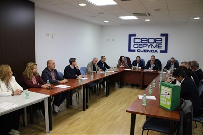 El Ayuntamiento presenta el proyecto de Carretería a la Junta Directiva de CEOE CEPYME Cuenca
