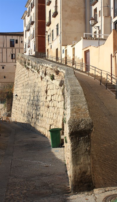 El Consorcio de la Ciudad de Cuenca licita la obra de ‘Intervención en el muro de la calle Santa Catalina’
