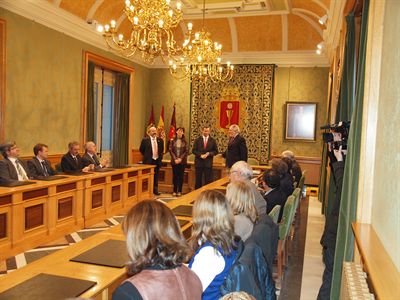 El alcalde recibe a los fiscales jefes provinciales y fiscales jefes de área de España